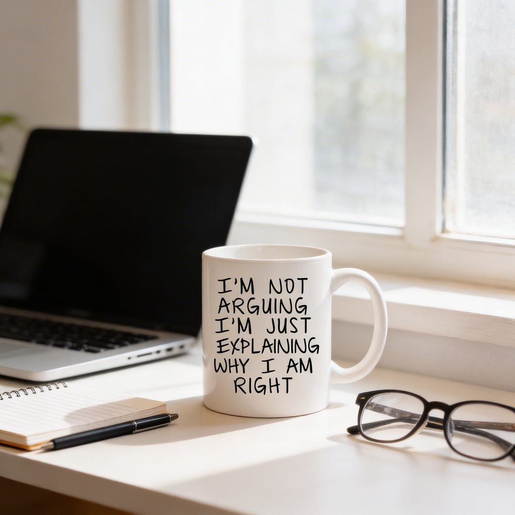 Funny Coffee Mugs – Ceramic Birthday Gift for Men | Dishwasher Safe Mug