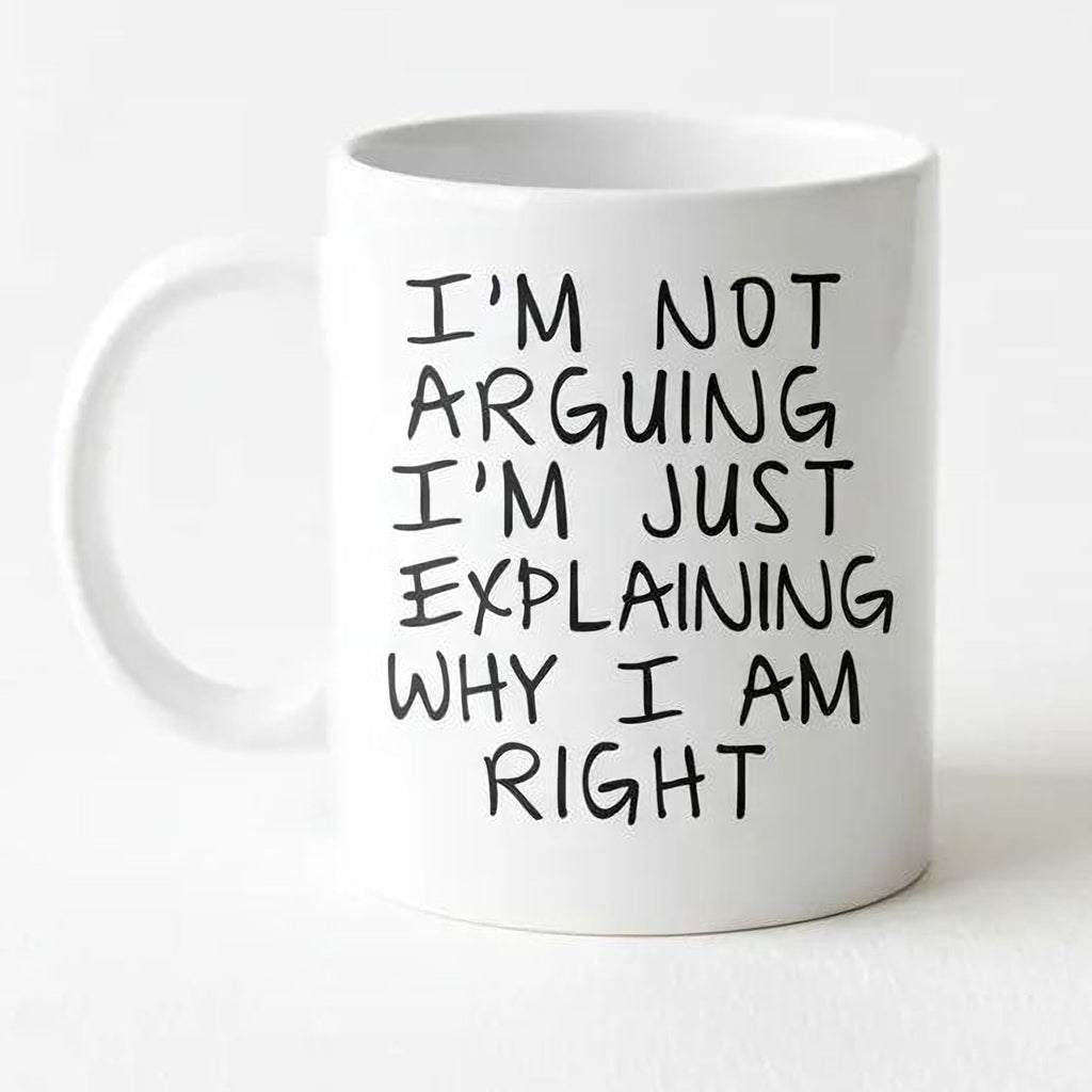 Funny Coffee Mugs – Ceramic Birthday Gift for Men | Dishwasher Safe Mug