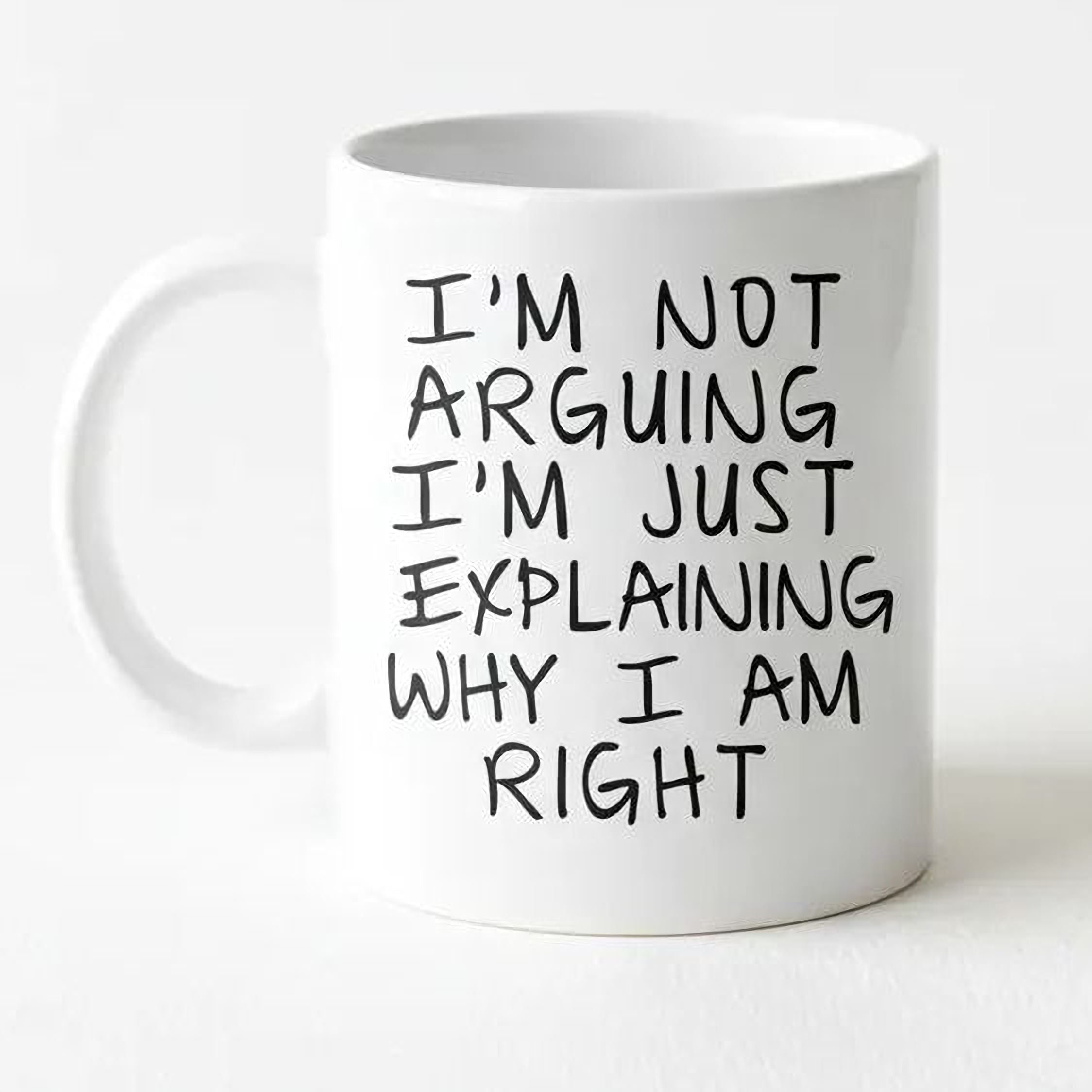 Funny Coffee Mugs – Ceramic Birthday Gift for Men | Dishwasher Safe Mug