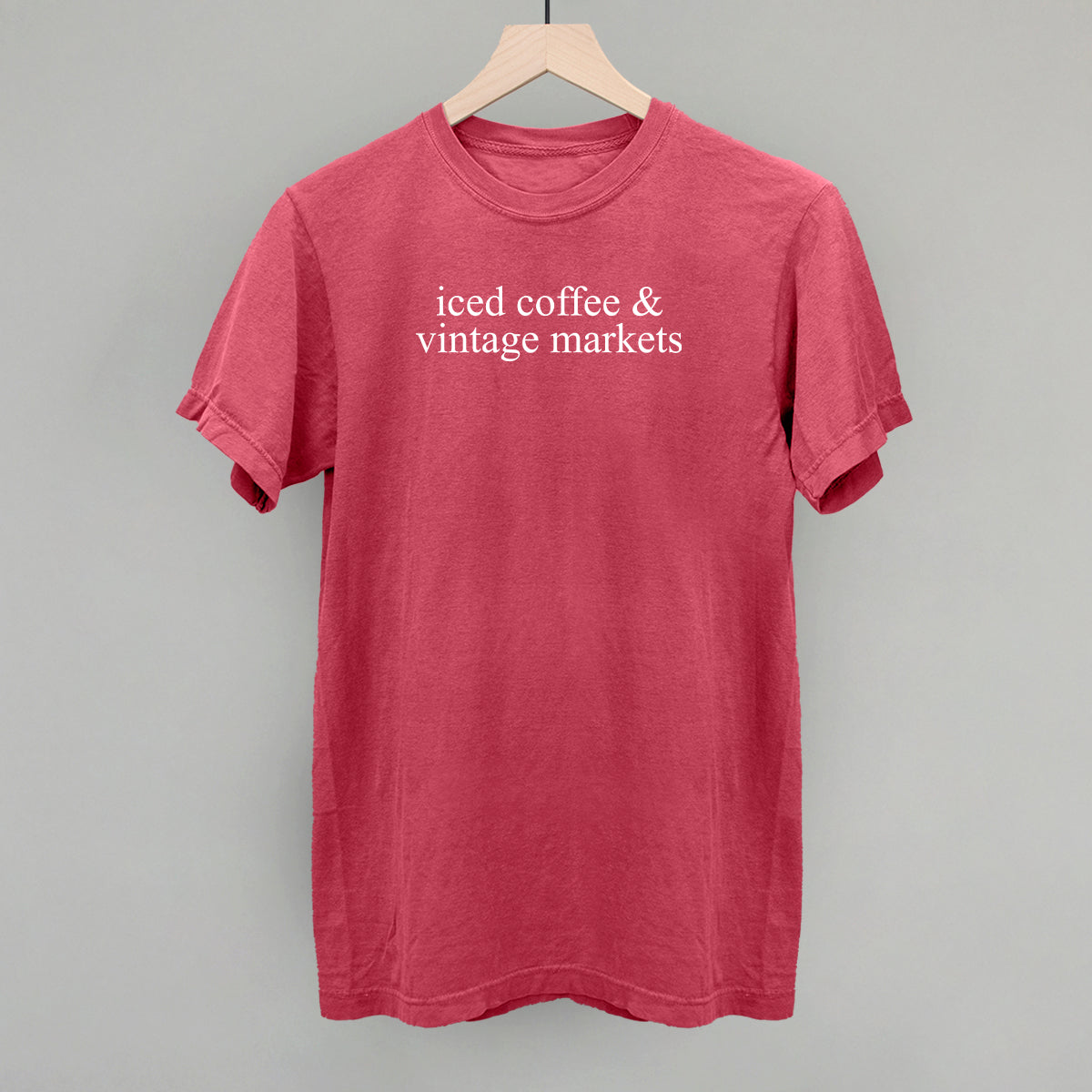 Iced Coffee And Vintage Markets