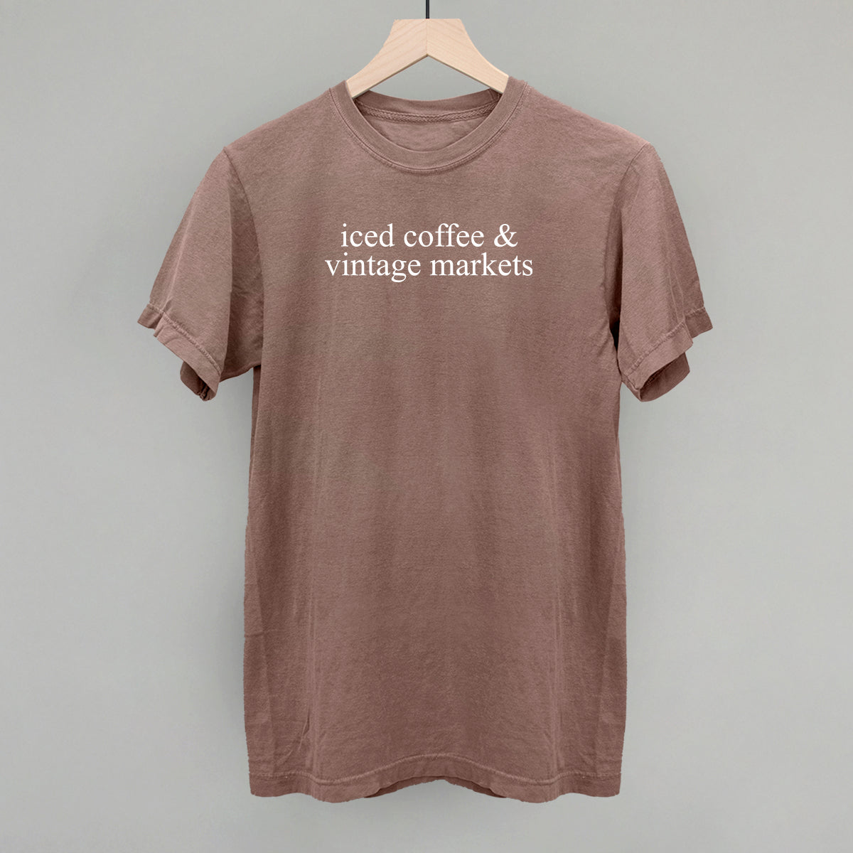 Iced Coffee And Vintage Markets