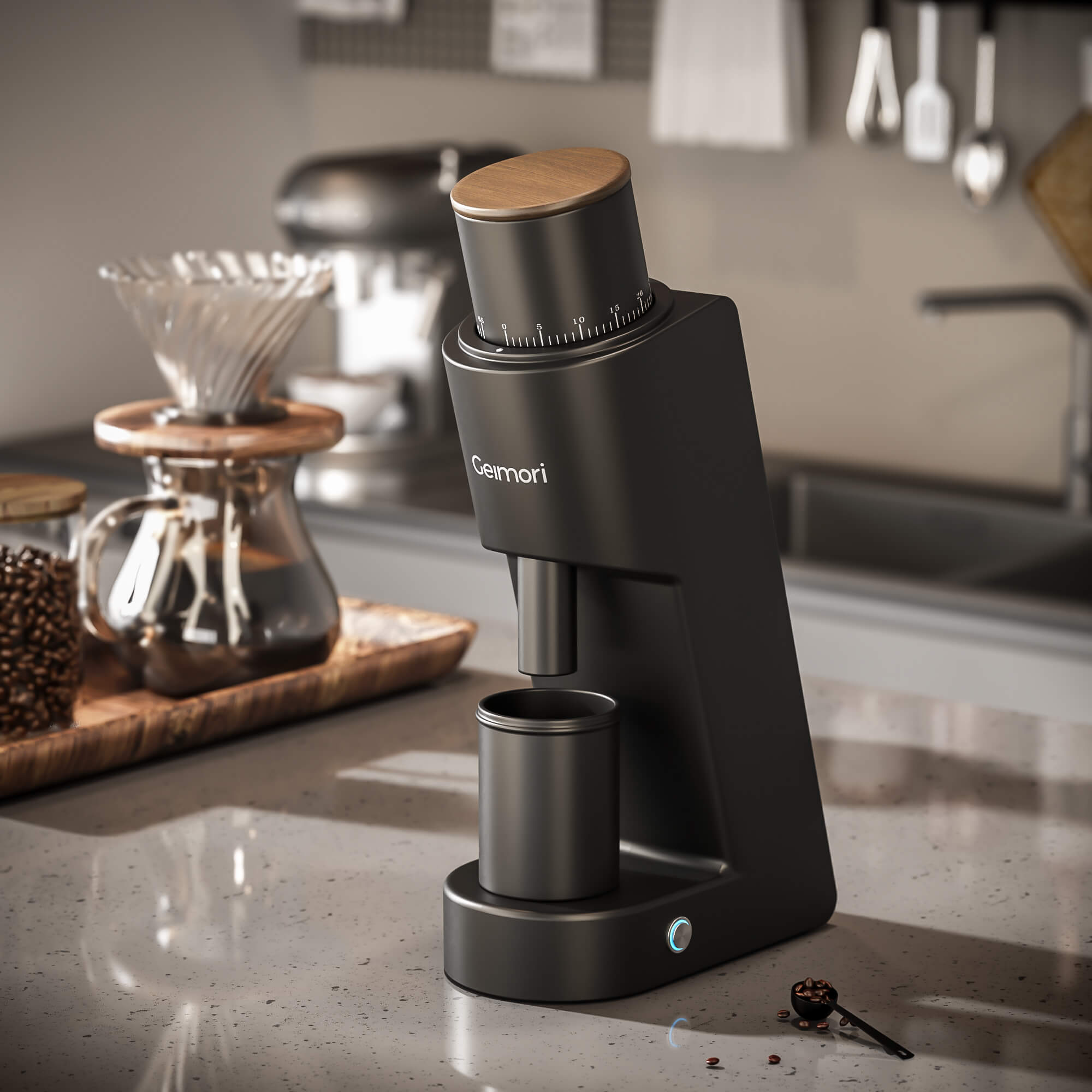 Geimori GU38 Coffee Grinder | Compact Single Dose Grinder