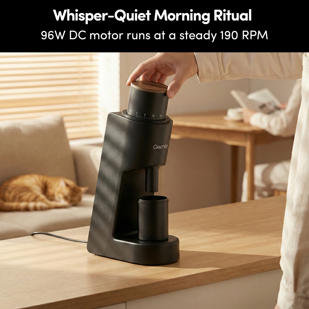 Geimori GU38 Coffee Grinder | Compact Single Dose Grinder
