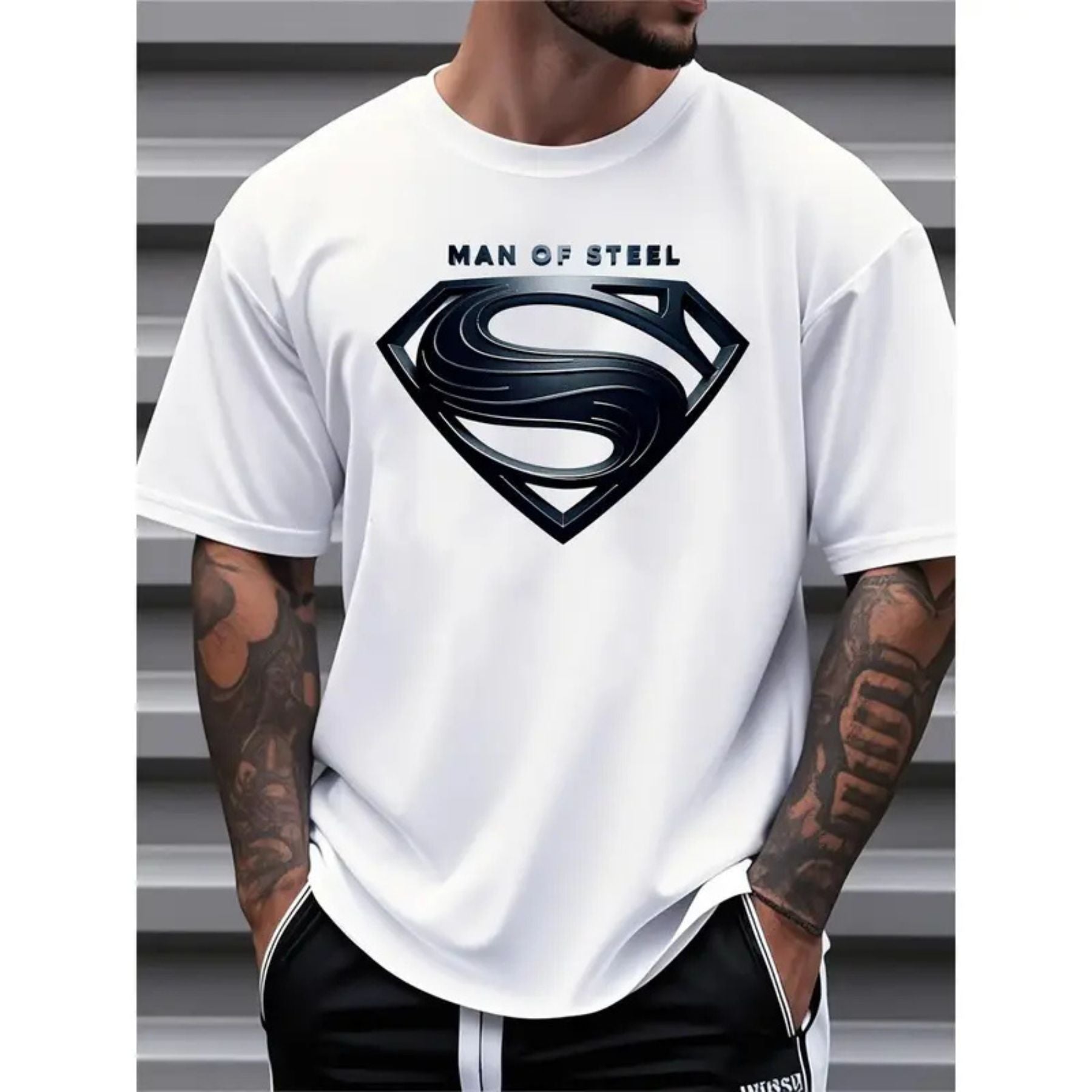 Justice League Men's Plus Size Casual T-Shirt – Iconic DC Comics Graphic Tee, Premium 100% Cotton Big & Tall Superhero Top, Made in USA