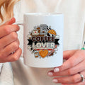 Coffee Lover Mug - Espresso Machine Ceramic Coffee Cup Gift for Latte Lovers